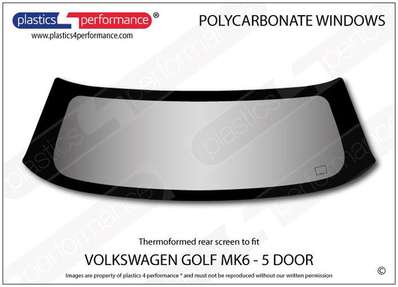 ポリカーボネート ウインドウキット｜Volkswagen Golf Mk6 - 5dr