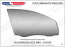 ポリカーボネート ウインドウキット｜Volkswagen Golf Mk6 - 5dr