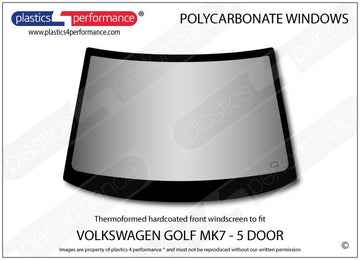 ポリカーボネート フロントウインドスクリーン｜Volkswagen Golf Mk7 - 5dr