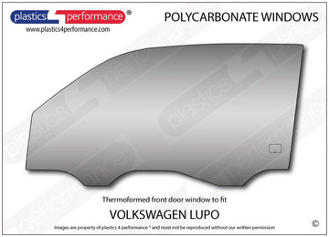 ポリカーボネート 左フロントドアウインドウ｜Volkswagen Lupo