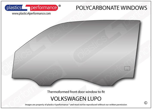 ポリカーボネート 左フロントドアウインドウ｜Volkswagen Lupo