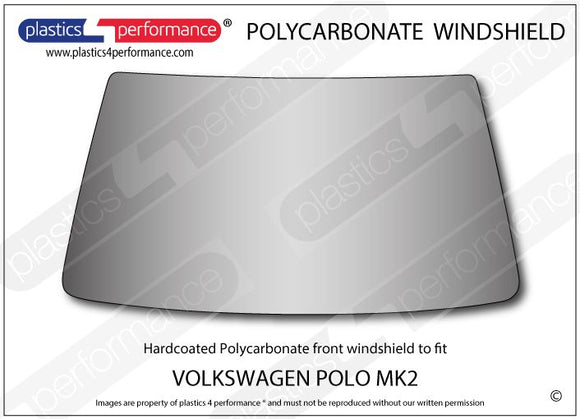 ポリカーボネート フロントウインドスクリーン｜Volkswagen Polo MK2 86C