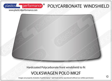 ポリカーボネート フロントウインドスクリーン｜Volkswagen Polo MK2F 86C