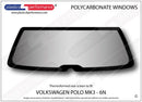 ポリカーボネート ウインドウキット｜Volkswagen Polo MK3 6N - 3dr