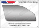 ポリカーボネート ウインドウキット｜Volkswagen Polo MK3F 6N2 - 3dr