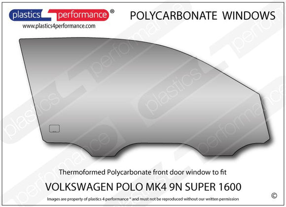 ポリカーボネート ウインドウキット｜Volkswagen Polo MK4 9N Super 1600