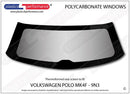 ポリカーボネート リアウインドウ｜Volkswagen Polo MK4F 9N3 - 3dr