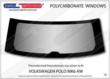 ポリカーボネート リアウインドウ｜Volkswagen Polo MK6 - AW