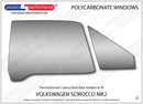 ポリカーボネート ウインドウキット｜Volkswagen Scirocco Mk2