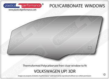 ポリカーボネート ウインドウキット｜Volkswagen Up! - 3dr
