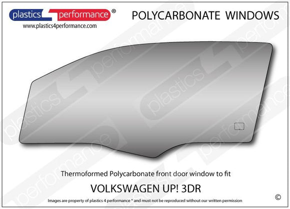 ポリカーボネート ウインドウキット｜Volkswagen Up! - 3dr