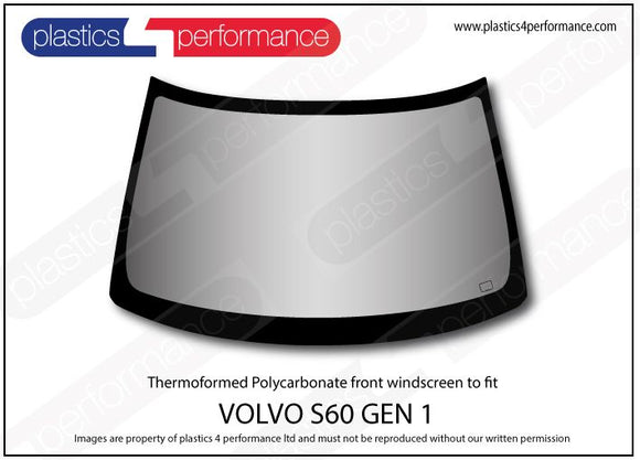 ポリカーボネート フロントウインドスクリーン｜Volvo S60 1st Generation