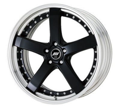 WORK ZEAST ST2 20 inch STEP RIM, semi concave – Matte Black (MBL)
