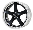 WORK ZEAST ST2 Matte Black (MBL) – 20 inch STEP RIM, semi concave wheel shown, finish reference for 21 inch STEP RIM